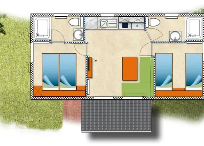 Apartmán Mobilheime Kahl - Haus Frankfurt Kahl am Main